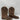 Laredo Mens Durant Graphic Square Toe Casual Boots Brown Size 8D - Very Good - Ufashion