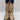 Shyanne Women's Tanya Slouch Harness Fashion Boots Beige Size 6 - Very Good - Ufashion