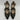 Adrienne Vittadini NAVI Black Synthetic Pointed Toe Studded High Heels Size 8.5M - Very Good - Ufashion