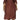NWT JUNAROSE Palisa Madder Brown V-Neck Short Sleeve Midi Dress Women's Size 20 - Ufashion