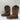 Laredo Mens Durant Graphic Square Toe Casual Boots Brown Size 8D - Very Good - Ufashion