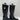Women’s Cole Haan Belted Leather Knee High Boots Black Size 8B - Very Good - Ufashion