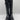 Women’s Cole Haan Belted Leather Knee High Boots Black Size 8B - Very Good - Ufashion