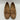 Crown Vintage SABRIEL Brown Synthetic Moc Toe Slip On Loafers, Womens Size 10M - Very Good - Ufashion