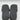 VALENTINO BY MARIO Black/Red Leather Logo Slide Sandals Men’s Size 11/44 - Very Good - Ufashion