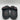 VALENTINO BY MARIO Black/Red Leather Logo Slide Sandals Men’s Size 11/44 - Very Good - Ufashion