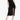 NWOT Steve Madden Apparel Women's Mica Ruched Side Midi Dress Black Size L - Ufashion