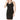 NWT HALSTON Women's Cap Sleeve Embroidered Floral Applique Dress, Black Size 0 - Ufashion
