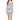 NWT Tart Tabitha Print Cold Shoulder Shift Dress Blue Size XS - Ufashion