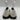 Saks Fifth Avenue Women's Snake-Embossed Leather Ballet Flats White Size 8.5M - Very Good - Ufashion