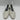 Women’s Saks Fifth Avenue Snake Embossed Leather Flats White Size 8M - Very Good - Ufashion