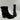 Vince Camuto ZABRINAA Black Leather Round Toe Side Zip Booties, Size 9.5M - Very Good - Ufashion