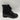 BCBGeneration Corali Black Leather Round Toe Lace/Zip Up Moto Booties, Size 9M - Very Good - Ufashion