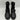 BCBGeneration Corali Black Leather Round Toe Lace/Zip Up Moto Booties, Size 9M - Very Good - Ufashion