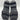 AQUATALIA Hillaria Black Leather/Fabric Round Toe Lugsole Side Zip Boot Size 9.5 - Very Good - Ufashion