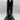 AQUATALIA Hillaria Black Leather/Fabric Round Toe Lugsole Side Zip Boot Size 9.5 - Very Good - Ufashion