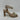 London Rag BOTTOM KISS Beige Chain Strap Italian Block Heel Sandals, Size 6 - Very Good - Ufashion