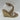 Charles David RUSSELL Beige Leather Open Toe Cross Strap Wedge Sandals, Size 7M - Very Good - Ufashion