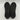 White Mountain NOBLES 2 Black Faux Leather Almond Toe Chain Loafers, Size 7M - Very Good - Ufashion