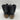 Sperry Saltwater Sherpa Duck Boots Black Waterproof Rubber Boot Size 7.5 - Very Good - Ufashion