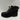 Marc Fisher NALINA Black Leather/Suede Lace Up Lugged Sole Ankle Boots Women 10M - Very Good - Ufashion