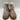 Splendid Yvonne Women’s Suede Faux Fur Trim Hiking Boots Beige Size 6M - Very Good - Ufashion