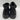 J/Slides Black Fabric Faux Fur Lined Pull On Ankle Boots Women’s Size 8.5M - Very Good - Ufashion