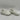 BEBE Analia White Mesh Embellished Chunky Lace Up Low Top Sneakers, Size 8.5 - Very Good - Ufashion