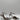 Women’s Bebgmaxazria Gigi Pointed Toe Pump In Silver Size 9.5 - Very Good - Ufashion