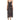 NWT Flynn Skye Nikki Wrap Black Rain Check Floral Sleeveless Midi Dress Size M - Ufashion