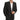 NWD CIRCLE S Men’s MICROSUEDE SPORTCOAT Black Size 42R - Like New - Ufashion