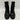 White Mountain LIVID Black Synthetic Round Toe Side Zip Block Heel Boots, Size 7 - Very Good - Ufashion