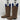Twisted X Fancy Stitched Brown Leather Round Toe Pull On Western Boots Women 8.5 - Very Good - Ufashion