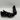 DKNY Jace Black Textile Round Toe Logo Low Top Slip-On Sneakers, Size 8M - Very Good - Ufashion