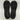 DKNY Jace Black Textile Round Toe Logo Low Top Slip-On Sneakers, Size 8M - Very Good - Ufashion