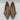 Journee Collection AUDREY Animal Print Pointed Toe Slip On Flat Loafers, Size 9 - Very Good - Ufashion