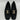 DKNY Fern Black Faux Leather Square Toe Slip On Loafers, Women’s Size 8M - Very Good - Ufashion