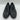 BOSS Perforated Mixed-Media Sneakers Black Size 42 - Very Good - Ufashion