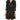 NWT RACHEL ZOE Kaya Black/Gold 3/4 Sleeve V Neck A-Line Dress Women’s Size 2 - Ufashion