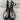 TOPSHOP Snake Print Leather Lace Up/Side Zip Platform Ankle Boots Womens Size 38 - Very Good - Ufashion