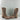ITALEAU Beige Leather Side Zip Waterproof Mid Calf Boots Women’s Size 37.5 - Very Good - Ufashion