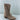 ITALEAU Beige Leather Side Zip Waterproof Mid Calf Boots Women’s Size 37.5 - Very Good - Ufashion