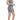 NWT ASTR The Label Natural/Black Lena Stripe Linen Blend Mini Dress Women Size M - Ufashion