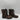 Women’s VOLATILE Underground Combat Boot Black/Brown Leopard Size 6 - Very Good - Ufashion