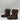 Women’s VOLATILE Underground Combat Boot Black/Brown Leopard Size 6 - Very Good - Ufashion