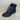 Chase & Chloe DANIEL-3 Synthetic Point Toe Lace Up Block Heel Boots Black 7.5 - Very Good - Ufashion