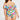 NWT Swim Solutions Tummy Control Off The Shoulder Ruffle Swimsuit Multi Size 22W - Ufashion