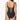NWT Bleu Rod Beattie Paradise Found Lace Down Mio One Piece Black Size 4 - Ufashion