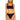 NWT Becca Women’s Olivia Bralette Bikini Top, Black Size S - Ufashion