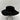 Outback Trading Company SILVERTON Wool Felt Tasty Crusher Hat Black Size M - Very Good - Ufashion